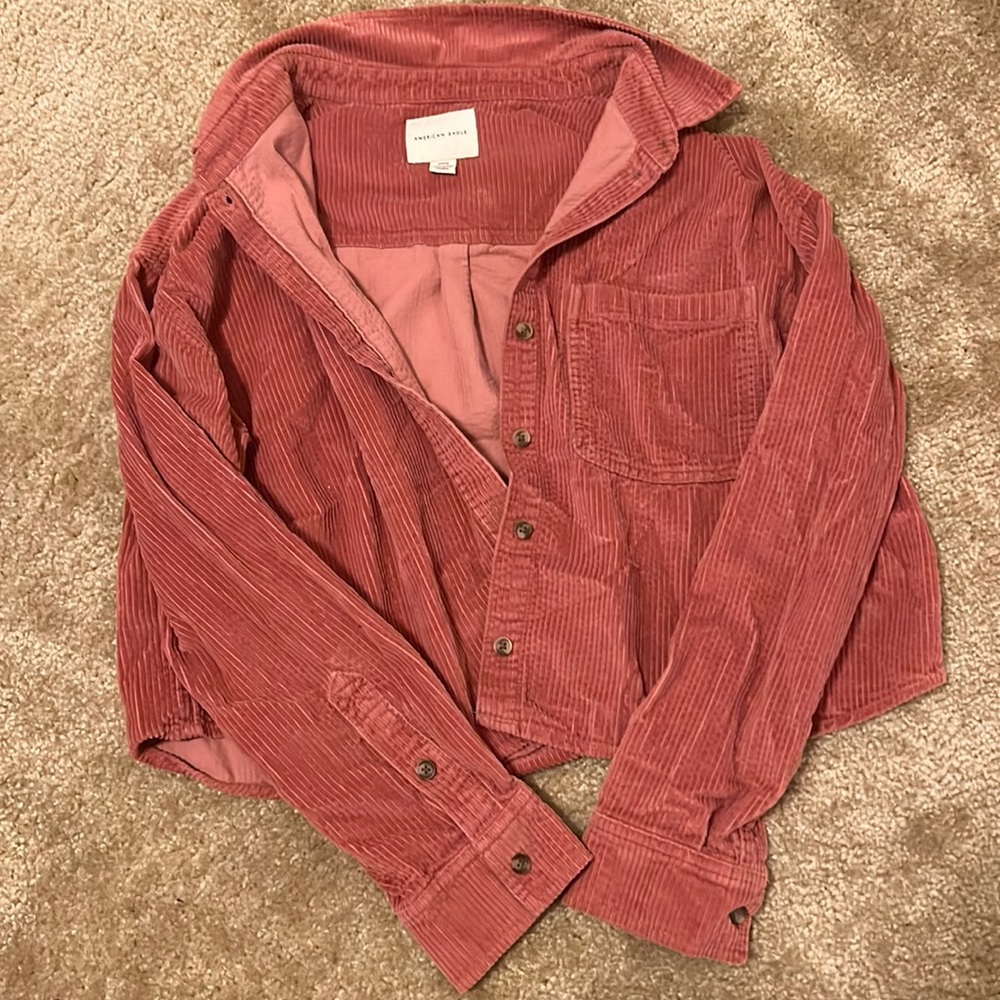 American Eagle Courderoy Button Down
